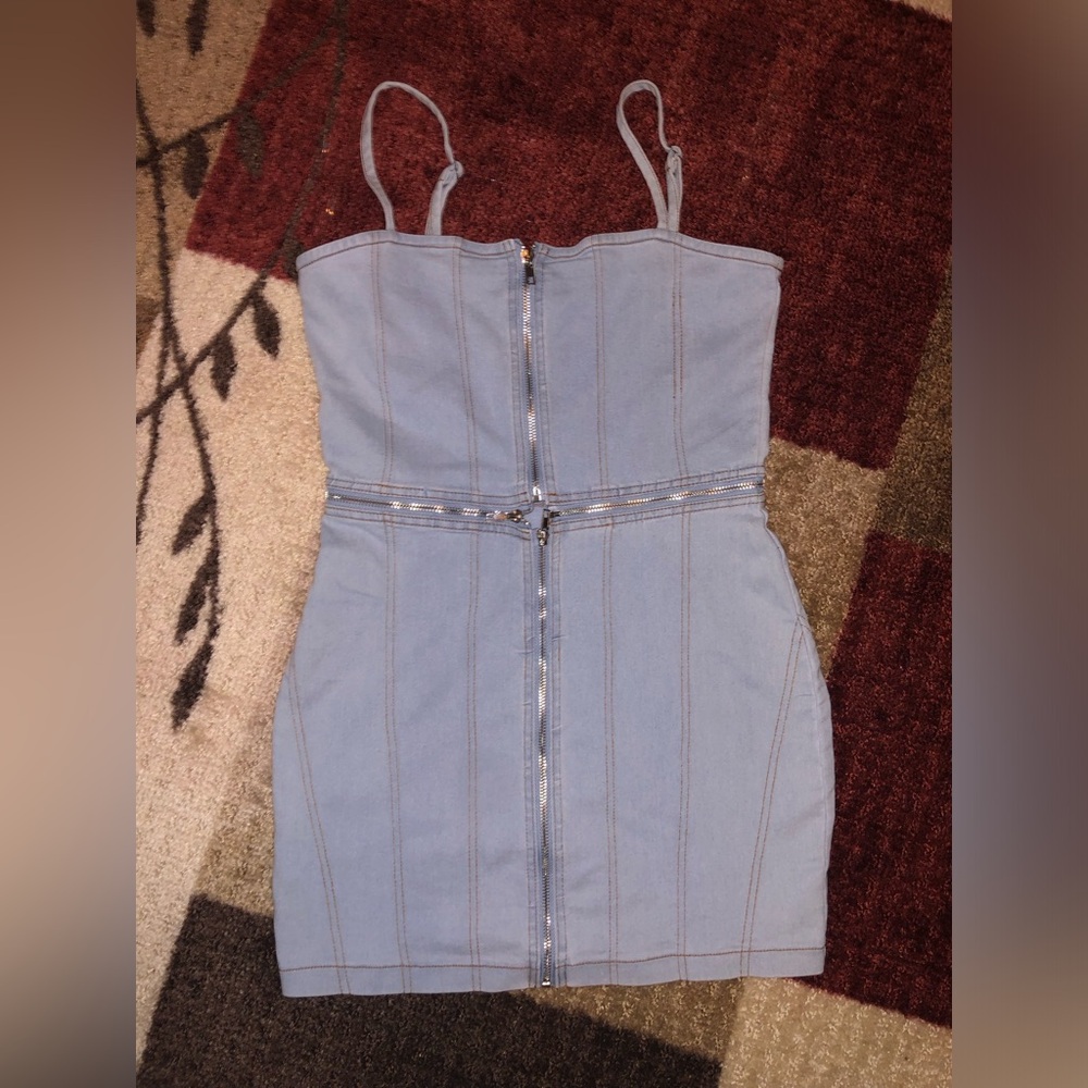 Jean Skirt Set Adjustable/Detachable- Size Small New